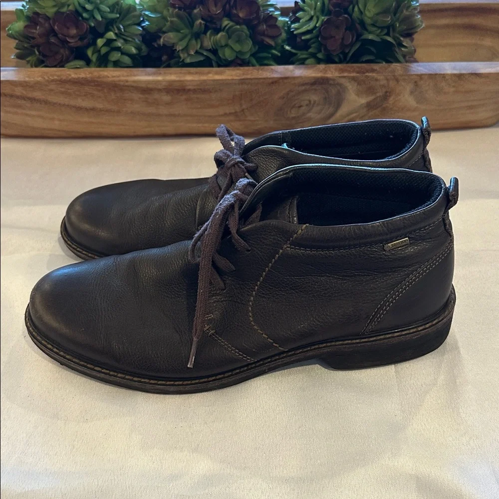 Ecco Turn 51022402178 Boot Chukka Gore-Tex Lace Up Nubuck Leather 12.5 EU 47 EUC